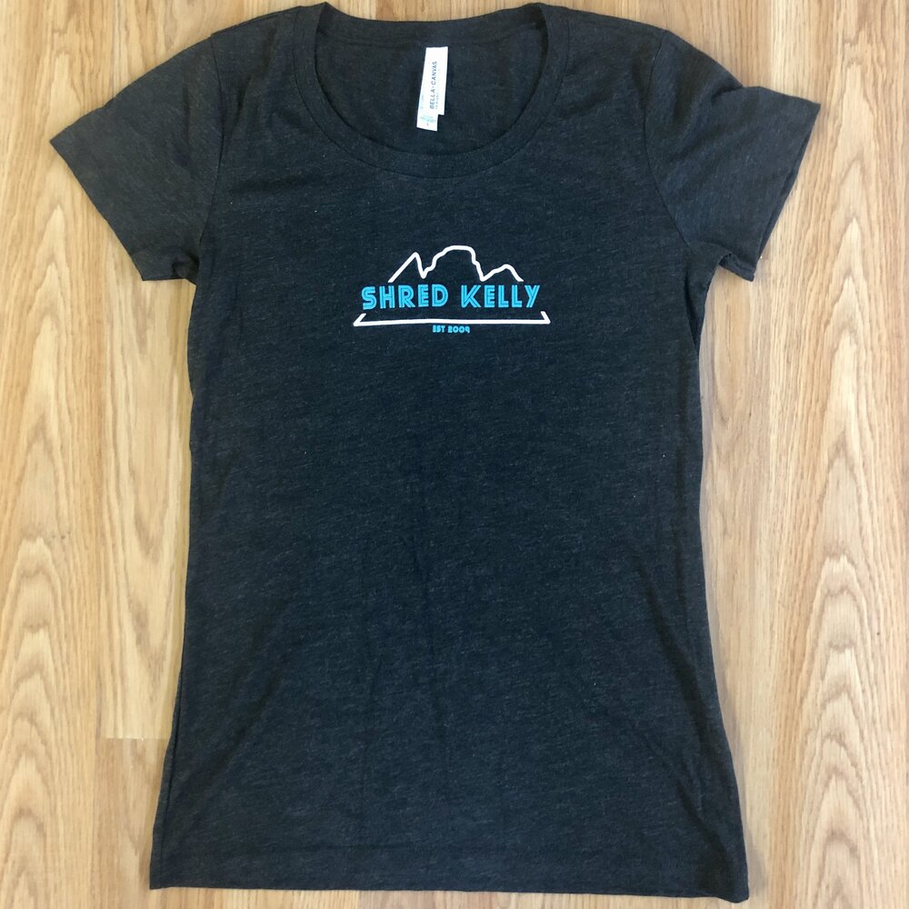 Ladies Shred Kelly T-Shirt - Charcoal